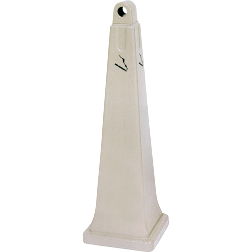 R&eacute;cup&eacute;rateurs de m&eacute;gots de cigarettes Groundskeeper, Sur pied, Plastique, Capacit&eacute; 1 gal. US, Hauteur 39-3/4" Northern Industrial Supply Inc.