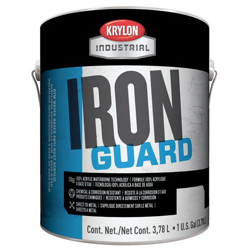 Industrial Iron Guard&reg; Water-Based Enamel, Gallon, Black Northern Industrial Supply Inc.