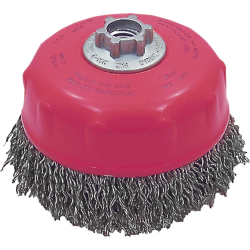 Brosse-boisseau &agrave; fils ondul&eacute;s MAXI-CRIMPED de premi&egrave;re qualit&eacute; Northern Industrial Supply Inc.