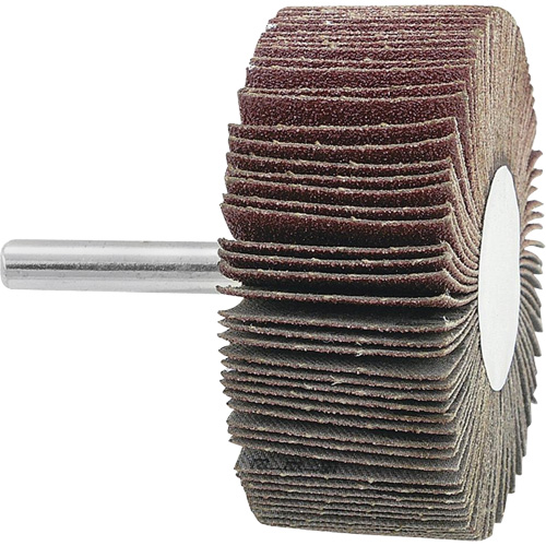 Disque &agrave; lamelles mont&eacute;, Grain 120, 2-1/2" x 1" x 1/4" Northern Industrial Supply Inc.