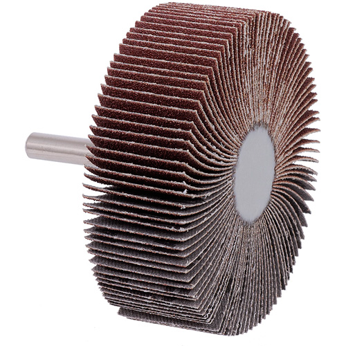 Roue &agrave; lamelles mont&eacute;e sur tige, Grain 60, 3" x 1" x 1/4" Northern Industrial Supply Inc.