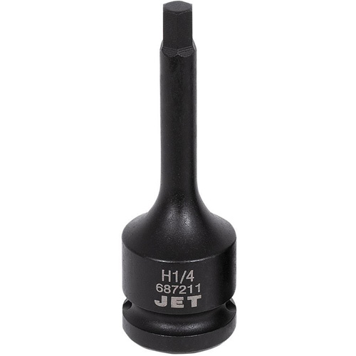 Impact Bit Socket, Hex, 1/4" x 3" L, 1/2" Drive Northern Industrial Supply Inc.