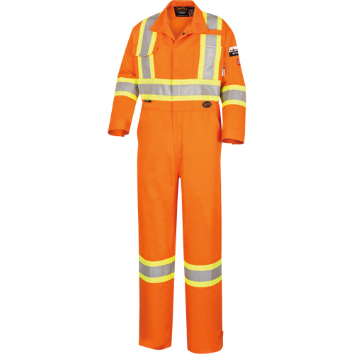 5555T High-Visibility Flame-Resistant Coveralls, Size 40, High Visibility Orange, 9.5 cal/cm² Northern Industrial Supply Inc.