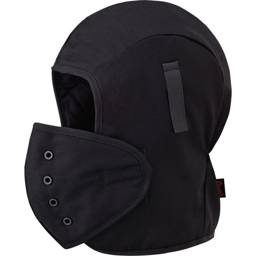 566A Flame Resistant Quilted Hardhat Liner, Black, Cotton Northern Industrial Supply Inc.