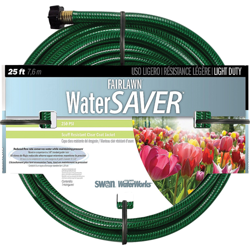 Boyaux d'arrosage pour travaux l&eacute;gers Fairlawn Watersaver , Nylon, 1/2" dia x 25' Northern Industrial Supply Inc.