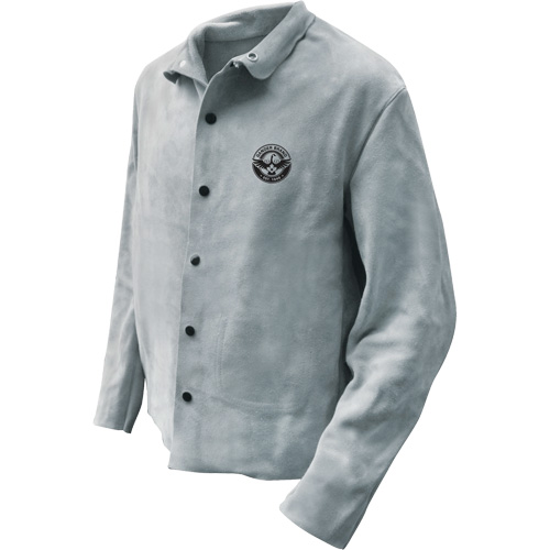 Welder Jacket, Leather, X-Large, Grey Northern Industrial Supply Inc.