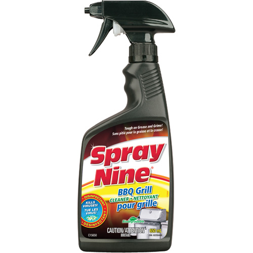 Nettoyant pour grille de BBQ Spray Nine, 650 ml, Bouteille &agrave; g&acirc;chette Northern Industrial Supply Inc.