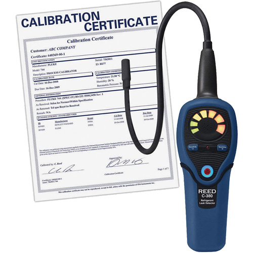 D&eacute;tecteur de fuites de r&eacute;frig&eacute;rant avec certificat de calibration Northern Industrial Supply Inc.