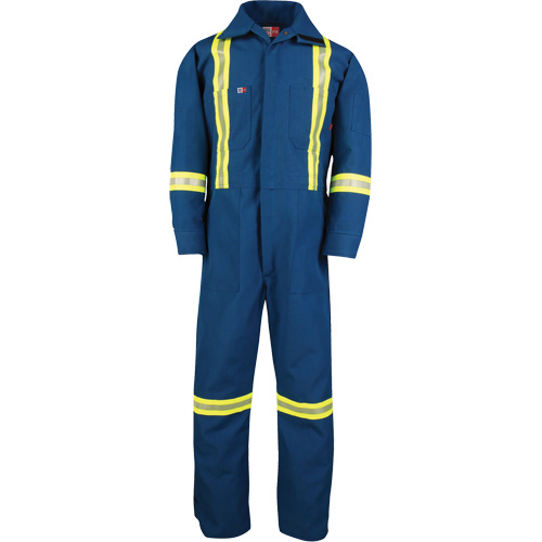 Dupont Nomex&reg; IIIA Deluxe Coveralls, Size 4X-Large, Royal Blue, 6 cal/cm² Northern Industrial Supply Inc.