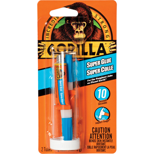 Colle cyanoacrylate, 2 x 3 g, Tube, Transparent Northern Industrial Supply Inc.