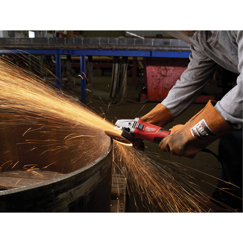 Petite meuleuse d'angle verrouillable avec collecteur coulissant, 5", 12 A Northern Industrial Supply Inc.