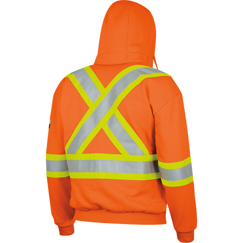 338SF Flame-Resistant Zip Style Hoodie, Men's, X-Large, High Visibility Orange, 22 cal/cm² Northern Industrial Supply Inc.