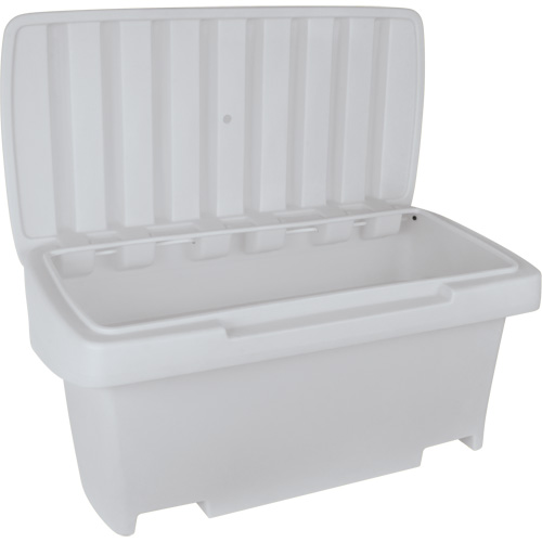 Heavy-Duty Outdoor Salt and Sand Storage Container, 24" x 48" x 24", 10 cu. Ft., Grey Northern Industrial Supply Inc.