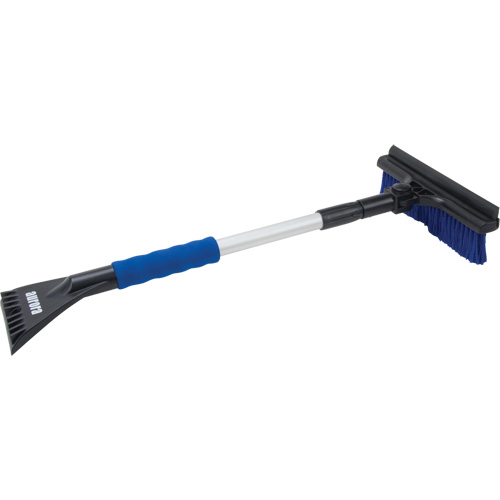 Snow Brush, Telescopic, Polypropylene Blade, 32-1/2" Long, Blue Northern Industrial Supply Inc.