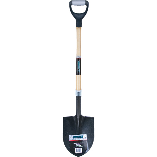 Pelle ronde robuste, Lame Acier au carbone, Bois dur, Manche Prise en D Northern Industrial Supply Inc.