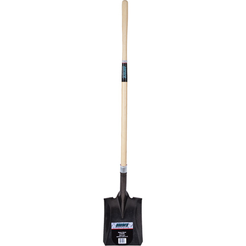 Heavy-Duty Square Shovel, Hardwood, Carbon Steel Blade, Straight Handle, 48" Long Northern Industrial Supply Inc.