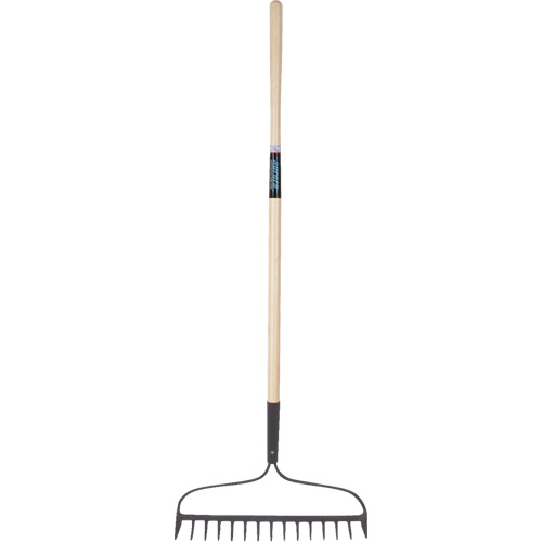 Heavy-Duty Bow Rake, Wood Handle, 58" L, 15" Blade, 15 Tines Northern Industrial Supply Inc.