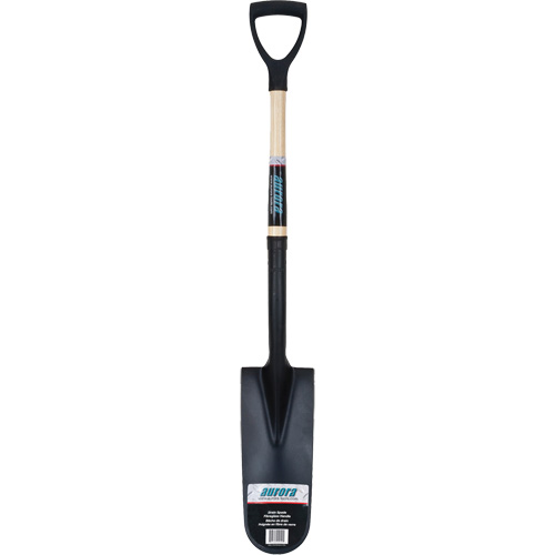 Drain Spade Shovel, Tempered Steel, 14" x 6" Blade, 30" L, D-Grip Handle Northern Industrial Supply Inc.