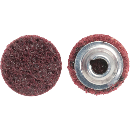 Bear-Tex&reg; Rapid Prep Non-Woven Quick-Change Disc, 2" Dia., Medium Grit, Aluminum Oxide Northern Industrial Supply Inc.
