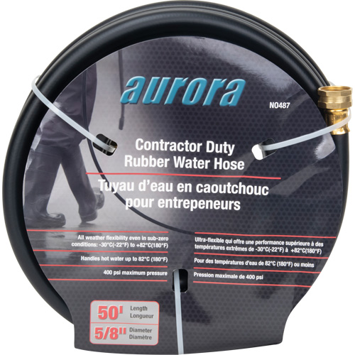 Contractor Duty Rubber Hose, Rubber, 5/8" dia. x 50' Northern Industrial Supply Inc.