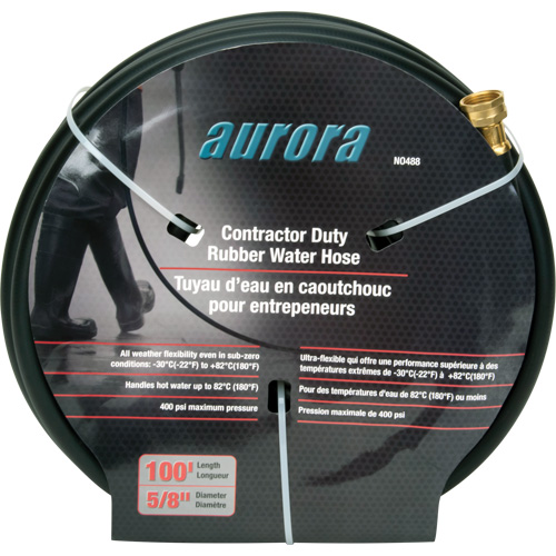 Contractor Duty Rubber Hose, Rubber, 5/8" dia. x 100' Northern Industrial Supply Inc.