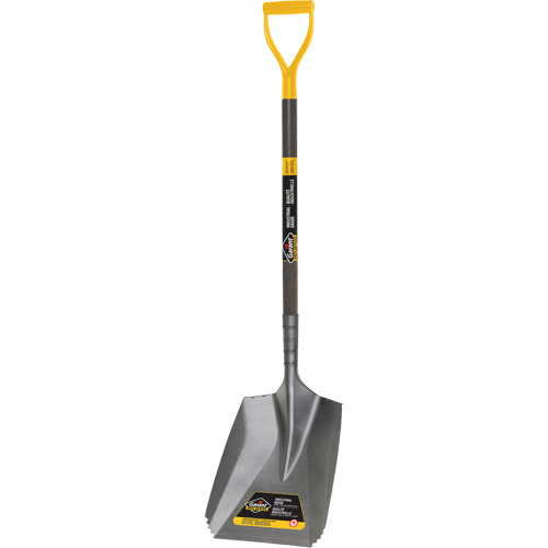 Serrated Snow Shovel, Tempered Steel Blade, 11-7/10" Wide, D-Grip Handle Northern Industrial Supply Inc.