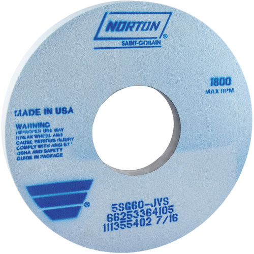 Tool Room Wheel, Type 05, Ceramic Alumina, 14" x 1-1/2" Northern Industrial Supply Inc.