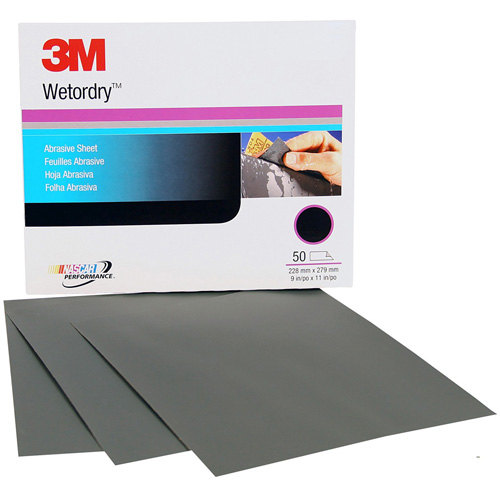 Feuille abrasive Imperiale, 9" x 11", Grain 1200, Carbure de silicium Northern Industrial Supply Inc.
