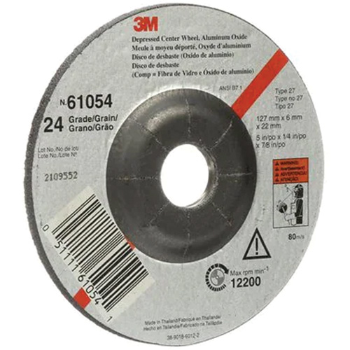 Depressed Centre Grinding Wheel, 5" x 27, Aluminum Oxide Northern Industrial Supply Inc.