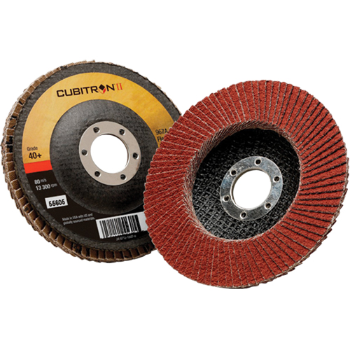 Disque &agrave; lamelles 967A T27 Cubitron II, 4-1/2" x 7/8", Type 27, Grain 40+, C&eacute;ramique Northern Industrial Supply Inc.