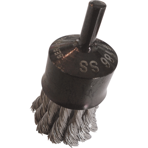 Knotted Wire End Brushes, 1" Dia., 0.020" Wire Dia., 1/4" Shank Northern Industrial Supply Inc.
