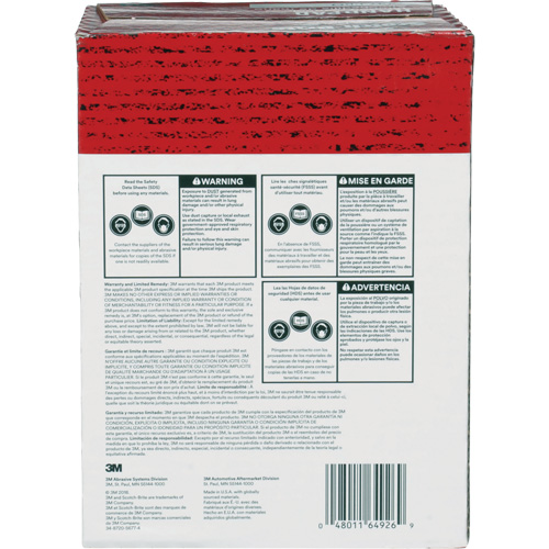 Tampons manuels Scotch-Brite 7447, Oxyde d'aluminium, 9" x 6", Grain Tr&egrave;s fin Northern Industrial Supply Inc.