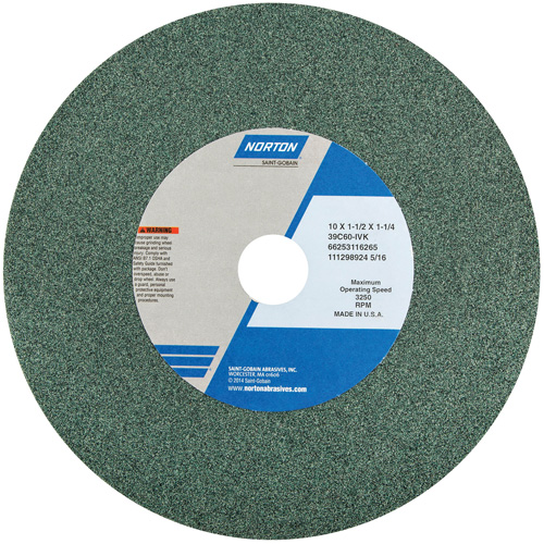 Bench and Pedestal Grinding Wheel, 14" x 2", 1-1/2" Arbor, 1, Silicon Carbide Northern Industrial Supply Inc.