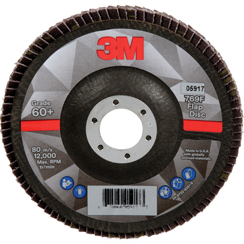 Disque &agrave; lamelles &agrave; changement rapide 769F, 5" x 7/8", Type 29, Grain 60+, C&eacute;ramique Northern Industrial Supply Inc.