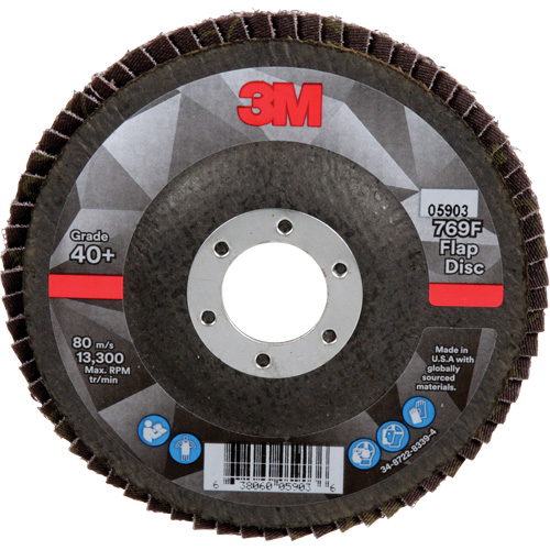769F Quick Change Flap Disc, 4-1/2" x 7/8", Type 27, 40+ Grit, Ceramic Northern Industrial Supply Inc.
