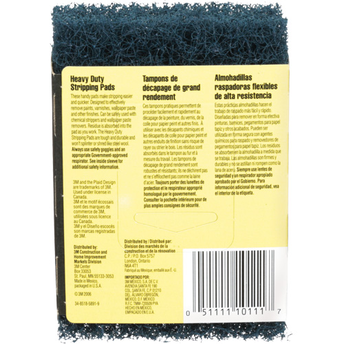 Tampons de d&eacute;capage pour gros travaux, Oxyde d'aluminium, 3-1/2" x 5", Grain Cors&eacute; Northern Industrial Supply Inc.