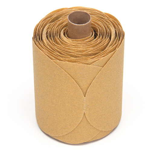 Stikit Gold Paper 216U Disc Roll, Aluminum Oxide, 5" W x 52' L, P80 Grit Northern Industrial Supply Inc.