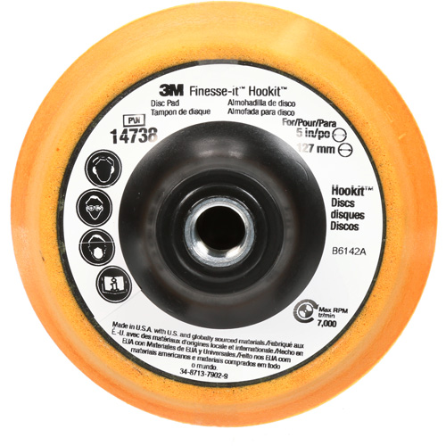 Finesse-it Hookit Disc Pad, 5" Dia. Northern Industrial Supply Inc.