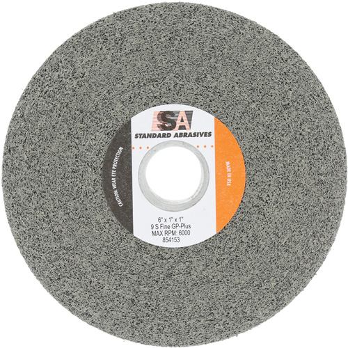 Meule &agrave; usage g&eacute;n&eacute;ral Standard Abrasives, 6" x 1", Arbre de 1", Carbure de silicium Northern Industrial Supply Inc.