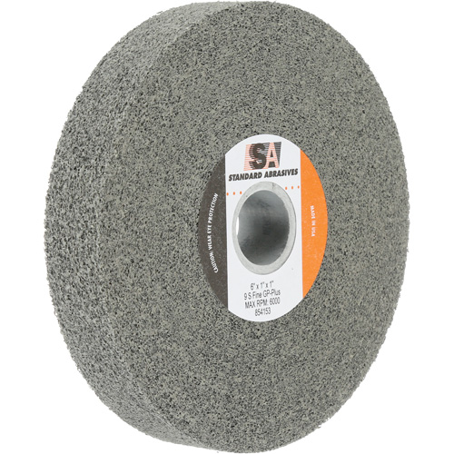 Meule &agrave; usage g&eacute;n&eacute;ral Standard Abrasives, 6" x 1", Arbre de 1", Carbure de silicium Northern Industrial Supply Inc.