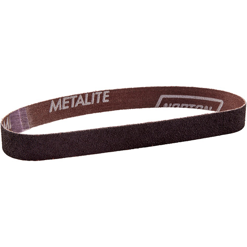 Courroie de ponçage en tissu Metalite, 3/4" la x 20-1/2" lo, Oxyde d'aluminium, Grain 40 Northern Industrial Supply Inc.