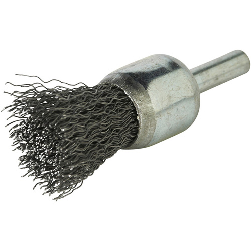 Stem Mounted Crimped Wire Brush, 1", 0.020" Fill, 1/4" Shank Northern Industrial Supply Inc.