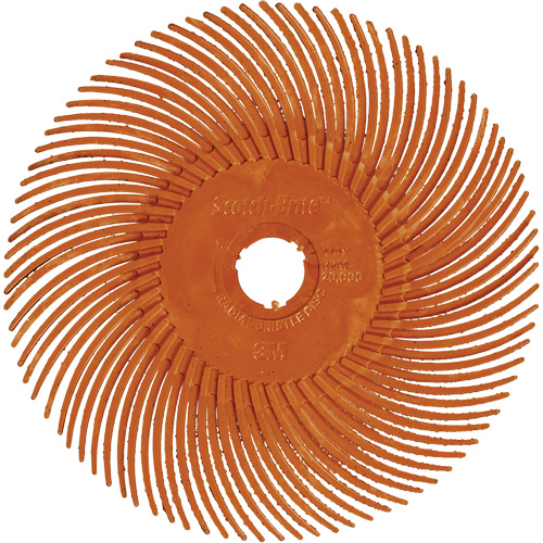 Scotch-Brite Type C Precision Radial Bristle Brush PN-RB, Ceramic, 80+ Grit, 3" Dia. Northern Industrial Supply Inc.