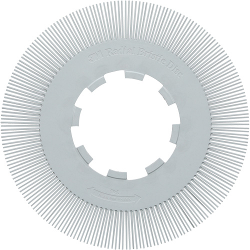 Scotch-Brite Type S Precision Radial Bristle Brush PN-RB without Adapter, Ceramic, 120+ Grit, 8" Dia. Northern Industrial Supply Inc.