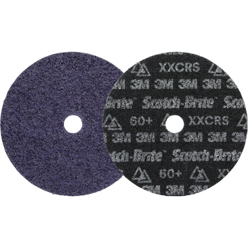 Disque de conditionnement des surfaces de pr&eacute;cision Scotch-Brite, HD-DH, 7" dia., Grain Tr&egrave;s grossier, C&eacute;ramique Northern Industrial Supply Inc.