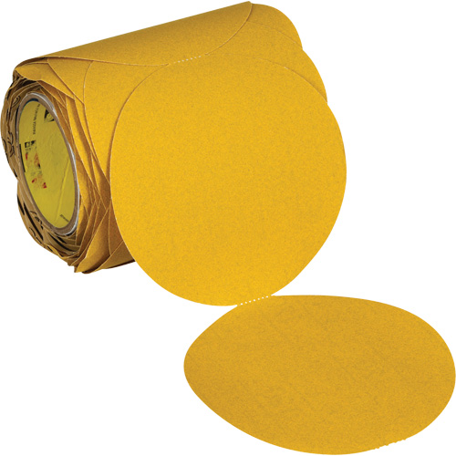 Disque abrasif dor&eacute; en rouleau Stikit 09312, 6" dia., Grain 120, Oxyde d'aluminium Northern Industrial Supply Inc.