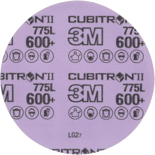 Disque en pellicule Cubitron II Hookit, dia 5", Grain 600+, C&eacute;ramique, 3 mil Northern Industrial Supply Inc.