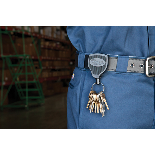 Super48 Key Chains, Polycarbonate, 48" Cable, Belt Clip Attachment Northern Industrial Supply Inc.