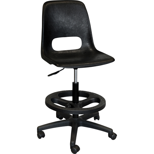 800 Series Classroom Stool with Back, Mobile, Adjustable Height, 250 lbs. Capacity Northern Industrial Supply Inc.