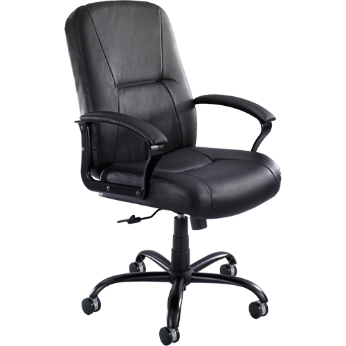 Chaises Serenity pour gens grands & costauds, Cuir, Noir, Capacit&eacute; 500 lb Northern Industrial Supply Inc.